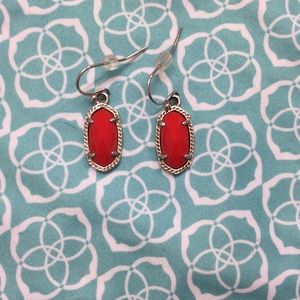 Kendra Scott Lee Silver Drop Earrings